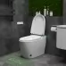 Унитаз Roxen Smart Turbo 670300-02 с импульсным смывом, сушкой и пультом (приставной)