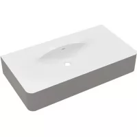 Умывальник Vincea Caprise VCB-4CA100MWLG белый матовый / серый Умывальник Vincea Caprise VCB-4CA100MWLG белый матовый / серый