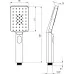 Душевой гарнитур Deante Blur Bianco NGA_A41K белый