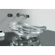 Раковина CeramaLux GL50 50 x36 см, стекло прозрачное