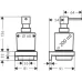 Дозатор для мыла Hansgrohe AddStoris 41745000 хром