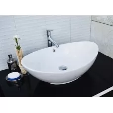 Раковина CeramaLux 9019 60х37 белая