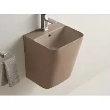 Раковина CeramaLux 500QMC 38х34 см, капучино матовый