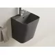 Раковина CeramaLux 500QDH 38х34 см темно-серый матовый