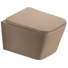 Унитаз CeramaLux TR5170MC 35x52 SoftClose капучино матовый (..