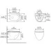 Унитаз CeramaLux TR-0199ZK 36x50 SoftClose (подвесной)