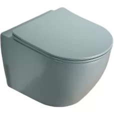 Унитаз CeramaLux TR2197MLG 37x49 SoftClose зеленый матовый (..