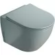 Унитаз CeramaLux TR2197MLG 37x49 SoftClose зеленый матовый (подвесной)