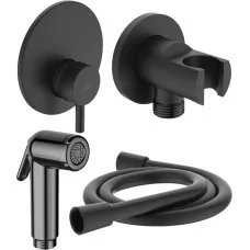 Смеситель с гигиенической лейкой Ideal Standard IDEALSPRAY BD651XG черный матовый