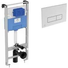 Инсталляция для унитаза Ideal Standard Prosys Frame 120 M R020467 с клавишей смыва хром R0121AA