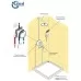 Душевая система Ideal Standard Ceraflex 4 in 1 BC447AA хром