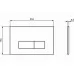 Инсталляция для унитаза Ideal Standard Prosys Frame 120 M R020467 с черной матовой клавишей смыва R0121A6