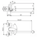 Смеситель для ванны Ideal Standard Ceraflex B1741AA хром