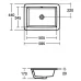 Раковина Ideal Standard Strada K077901 59,5x44 белый
