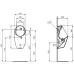 Писсуар Ideal Standard i.life E266301 питание от сети (подвесной)