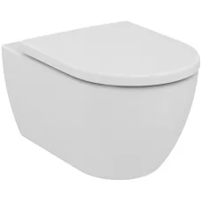 Унитаз Ideal Standard Ellisse 36,5x54,5 сиденье Duroplast, Soft Close белый (подвесной)