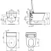 Унитаз Ideal Standard I.life E K875501 40x61 сиденье дюропласт, микролфит белый (подвесной)