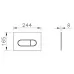 Кнопка смыва Vitra Root Square 740-2380 хром