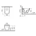 Унитаз Vitra S50 7740B003-0850 белый, с сидением, безободковый (подвесной)