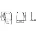 Сиденье для унитаза VitrA Integra 191-083-009 с микролифтом, черный матовый