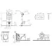 Унитаз с инсталляцией Vitra Normus L-box 9773B003-7207 клавиша белая