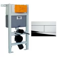 Инсталляция для унитаза Oli Expert 82 885065 с клавишей смыва Slim хром