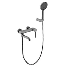 Смеситель для ванны Gappo G3206-9 оружейная сталь
