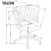Кресло компьютерное HALMAR TALON розовый