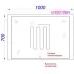 Зеркало Aqwella Vision VIS0210BH 100x70 с подсветкой и подогревом