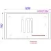 Зеркало Aqwella Vision VIS0212BH 120x70 с подсветкой и подогревом