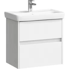 Тумба Aqwella City 60x38 см CI0106DK+UM-MOD60SL/1 с умывальником Мини 60 дуб канадский