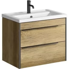 Тумба Aqwella Fargo 71x47 FRG0107DB/4620006197746 с умывальником Фостер 700 дуб балтийский