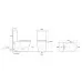 Унитаз Roxen Wailet Tornado 600175-01 Rimless Soft Close (напольный)