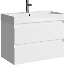 Тумба Aqwella Geometria 81x48 GE01082WM, 1 ящик, белый матовый