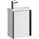 Тумба Aqwella Urban 45 URB0145W+4640021065907 с умывальником Фостер 450 белый