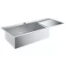 Кухонная мойка Grohe K1000 31582SD0/31581SD0 116x52 нержавеющая сталь