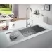 Кухонная мойка Grohe K1000 31582SD0/31581SD0 116x52 нержавеющая сталь