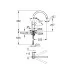 Кухонная мойка Grohe К200 31562SD1 86x50 со смесителем 31562SD1 нержавеющая сталь