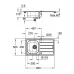 Кухонная мойка Grohe К200 31562SD1 86x50 со смесителем 31562SD1 нержавеющая сталь