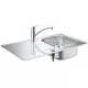 Кухонная мойка Grohe K200 31564SD1 86x50 со смесителем 33281002 нержавеющая сталь