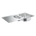 Кухонная мойка Grohe K200 31564SD1 96x50 нержавеющая сталь