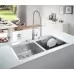 Кухонная мойка Grohe K800 31585SD1 102x51 нержавеющая сталь