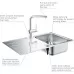 Кухонная мойка Grohe K500 31573SD1 86x50 со смесителем 32168000 нержавеющая сталь