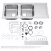 Кухонная мойка Grohe K500 31588SD0 116x50 нержавеющая сталь