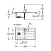 Кухонная мойка Grohe К200 31562SD0 86x50 со смесителем 31562SD0 нержавеющая сталь