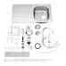 Кухонная мойка Grohe К200 31562SD0 86x50 со смесителем 31562SD0 нержавеющая сталь