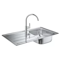 Кухонная мойка Grohe К200 31562SD0 86x50 со смесителем 31562SD0 нержавеющая сталь