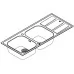 Кухонная мойка Grohe K400 31587SD0 116x50 нержавеющая сталь