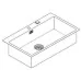 Кухонная мойка Grohe K800 31584SD1 84x51 нержавеющая сталь