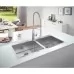 Кухонная мойка Grohe K800 31585SD1 102x51 нержавеющая сталь